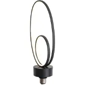LUEDD E27 LED lamp deco zwart 6W 450 lm 3000K