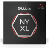 D'addario And Co STRINGS FOR ELECTRIC GUITAR 8 STRINGS NYXL1074 NICKEL NET HIGH-PITCHED LIGHT / HEAVY BASS 10-74