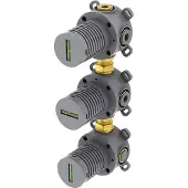 Wiesbaden Inbouwdeel Thermostatische Douchekraan Caral Met 2 Stopkranen