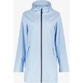 Mountain Peak lange gevoerde dames regenjas blauw maat M