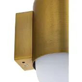LINDBY Wandlamp buiten Pilva, dimbaar, brons / oud-messing, Aluminium, Modern, Wandlamp buiten