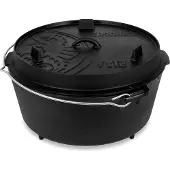 Petromax Dutch Oven FT12, plat, zwart