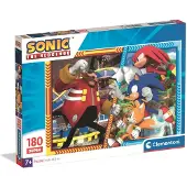 Clementoni - Kinderpuzzel - 180 Stukjes - Super Sonic - Puzzel Vanaf 7 Jaar