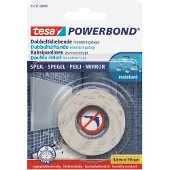 TESA Powerbond - Dubbelzijdige Montagetape - 1,5m - 19mm - Wit