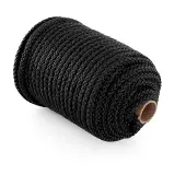 Softee Rol van 50 meter psychomotorisch touw Black ÚNICA