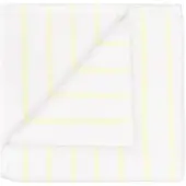 Blomus Arto handdoek 2-pack, Transparant geel-wit, 30x50 cm