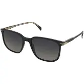David Beckham Zonnebril - - DB 1141/S 807/WJ - Gepolariseerd - Zwarte Wayfarer montuur - UV400