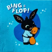 Bing Bunny Bing Night handdoek, gezichtshanddoek, handdoek 30x30cm