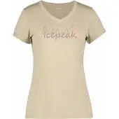 Icepeak Burnham T-shirt Met Korte Mouwen Beige XL Vrouw