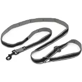 Kurgo Handsfree riem - KURGO - QUANTUM - 6 standen - 120 t/m 180 cm - Zwart