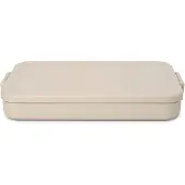 Brabantia Make & Take Lunchbox/Broodtrommel - Plat - Kunststof - Soft Beige