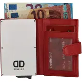 Double-D Portemonnee met Safety Wallet RFID Rood