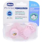 Chicco Fysiologische fopspeen Physioforma Roze 2-6m 2 St Fopspeen