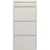 Kare design Schoenenkast Caruso creme 3+1 laden