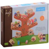 Johntoy houten balanceerspel Fien & Teun - educatief speelgoed 19-delig.