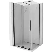 Mexen Velar schuifdouchecabine 90 x 120 , transparant, zwart - 871-090-120-01-70
