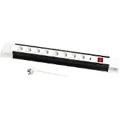 Logilink LPS207, 3 meter, zwart, wit, 250 V, 50 Hz, 3500 W
