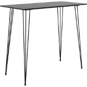 vidaXL 7-delig barset, zwart en wit