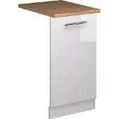 Vicco Fame-Line Vaatwasserfrontpaneel – 45 cm, WB Eik Wit Hoogglans