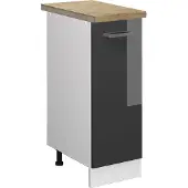 Vicco R-Line Apotheekkast – 30 cm, WB Eik Antraciet Hoogglans