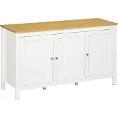 HOMCOM Dressoir - Hout - 120x40x70cm - Wit