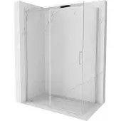 Mexen Omega schuifdouchecabine 160 x 90 , transparant, chroom - 825-160-090-01-00
