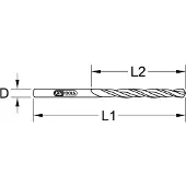 Ks Tools 3302032 330.2032 HSS-G Metaal-spiraalboorset 3.2 mm 10 stuk(s)