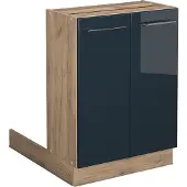 Vicco Fame-Line Keukenkasten – 60 cm zonder werkblad Donkerblauw hoogglans