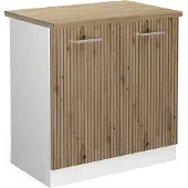 Vicco Wastafelkast R-Line Artisanaal eiken 80 cm , WB Eik, Model 49225