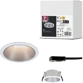Paulmann 93398 LED-inbouwlamp LED GU10 10 W Wit (mat), Zilver