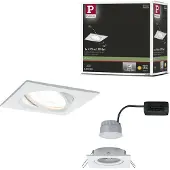 Paulmann Inbouwspot Led Nova Coin 3-stapdim Rond Kantelbaar Wit 6,5w