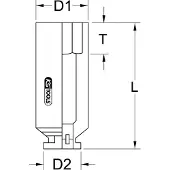 Ks Tools 515.1435 Kracht, dopsleutel