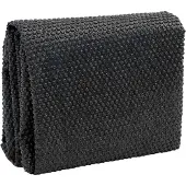 vidaXL Zwembadhoes 549x274 cm PE zwart