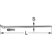 Ks Tools 963.9724 Brozeplus breekstang 1000 mm