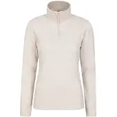 Mountain Warehouse Dames/Dames Idris Half Zip Fleece Top (Beige)