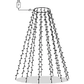 vidaXL Kerstboomverlichting met 210 LED's meerkleurig net 210 cm