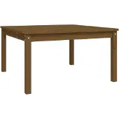vidaXL Tuintafel 82,5x82,5x45 cm massief grenenhout honingbruin