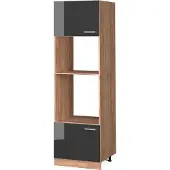 Vicco R-Line Magnetronkast – 60 cm Antraciet Hoogglans