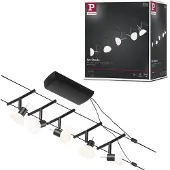 Paulmann Wire Systems 94450 Kabelsysteem compleet GU5.3 Zwart (mat), Chroom