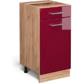 Vicco R-Line Keukenonderkast – 40 cm zonder werkblad Rode hoogglans