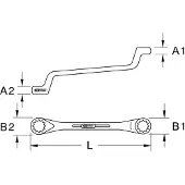 Ks Tools 964.1111 Tweezijdige ringsleutel