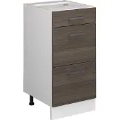 Vicco R-Line Keukenonderkast – 40 cm met laden, zonder werkblad Edel grijs