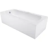Mexen Vega rechthoekig bad 130 x 70 met omkasting, wit - 55011307000X