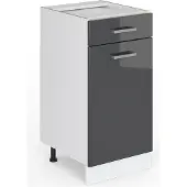 Vicco R-Line Keukenonderkast – 40 cm zonder werkblad Antraciet Hoogglans