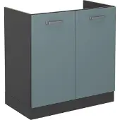 Vicco R-Line Wastafelkast – 80 cm zonder werkblad Blauw-grijs