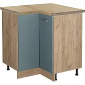 Vicco R-Line Hoekkast – 75.6 cm, WB Eik Blauw-grijs