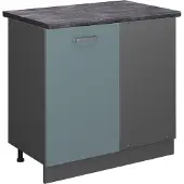Vicco R-Line Hoekkast – 86 cm, WB Antraciet Blauw-grijs