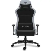 Sense7 Spellcaster FUKU XL PU - Ergonomische Gaming Stoel - Bureaustoel Eco-Leer & Alcantara - Tot 150kg - Zwart/Grijs