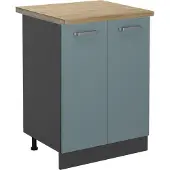Vicco R-Line Keukenonderkast – 60 cm, WB Eik Blauw-grijs