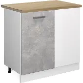 Vicco R-Line Hoekkast – 86 cm, WB Eik Beton
